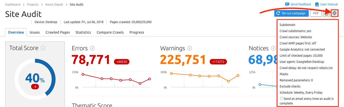 How To Audit A Subdomain On Semrush Frage Semrush Toolkits Semrush Deutsch