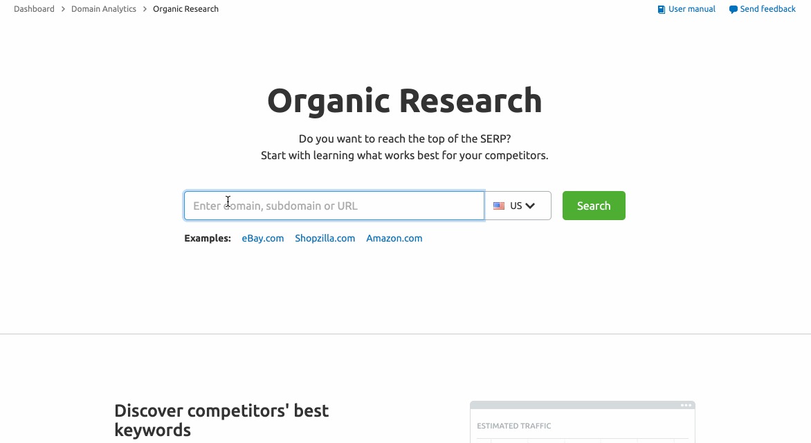 How To Use Semrush For Subdomain Content Flujo De Trabajo Kits De Herramientas De Semrush Semrush Espanol